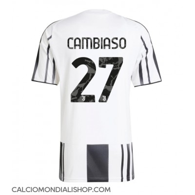 Maglie da calcio Juventus Andrea Cambiaso #27 Prima Maglia 2025-26 Manica Corta Maglie da calcio Juventus Andrea Cambiaso #27 Prima Maglia 2025-26 Manica Corta